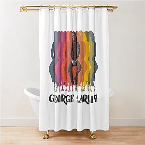 George Carlin Retro Fade    Shower Curtain