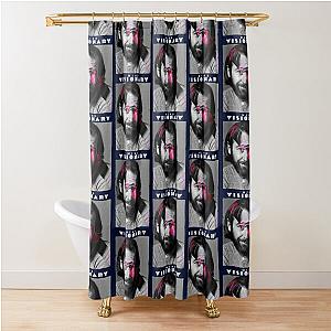 Trippy George Carlin Visionary Mind   Shower Curtain