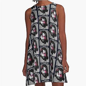 Trippy George Carlin Visionary Mind   A-Line Dress