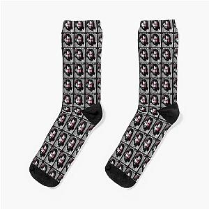 Trippy George Carlin Visionary Mind   Socks