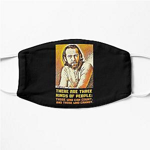 Vintage Retro There Are Three Kinds Of People By George Carlin Retro Style Flat Mask