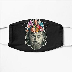 man george carlin Flat Mask