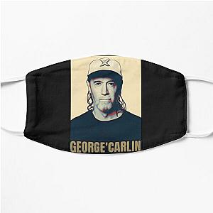 man george carlin Flat Mask