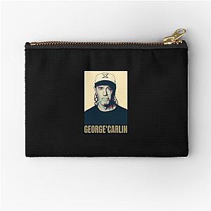 man george carlin Zipper Pouch