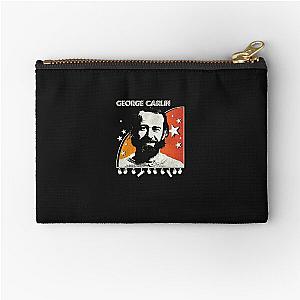 man george carlin Zipper Pouch