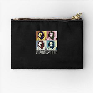 man george carlin Zipper Pouch