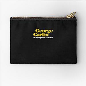 man george carlin Zipper Pouch