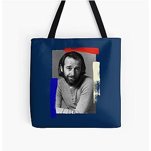 George Carlin Vintage Portrait   All Over Print Tote Bag