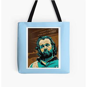 George Carlin  (2) All Over Print Tote Bag