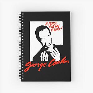 George Carlin Comedian    Spiral Notebook