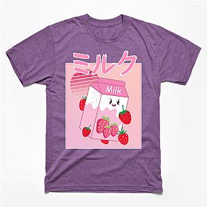 George T-Shirts - GeorgeNotGound  Japanese Anime Strawberry Milk Shake T -Shirt TP0511