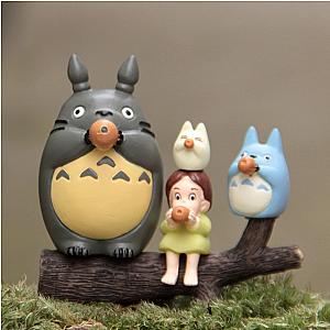 5pcs/lot My Neighbor Totoro Mei Tree Wood