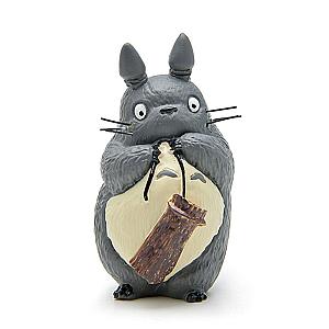 7cm Totoro With Wood Figurines