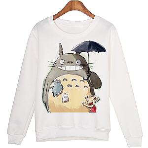 Totoro Smile With Umbrella Sweatshirts