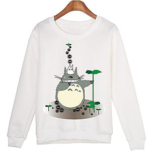 Totoro With Leaves Sweatshirts