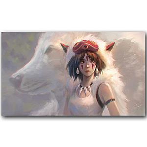 Gorgeous Princess Mononoke Movie Poster