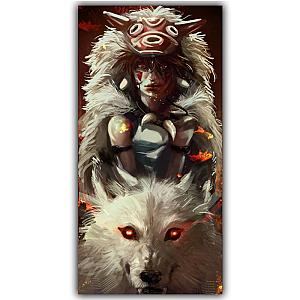 Princess Mononoke Anime Home Decor Silk Poster