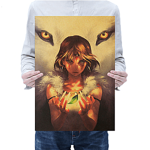 New 2020 Princess Mononoke Painting Canvas Wall