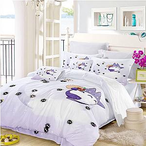 Totoro With Dust Balls Bedding Set