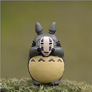 Totoro No Face Mask Figurines 2021