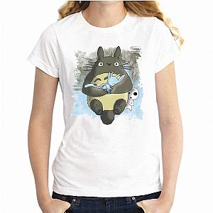 New Totoro &amp; Kodama Short Sleeve T-shirt