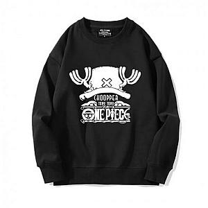 Anime Sweatshirts - One Piece Vintage Crewneck Chopper Sweatshirt