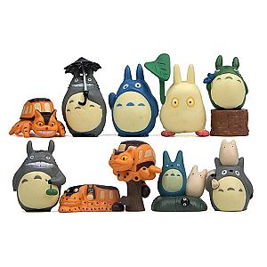 Miyazaki Hayao Anime My Neighbor Totoro Figure 10pcs/lot