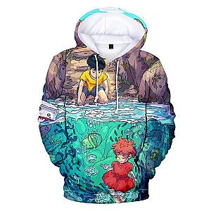 Cute Ponyo Vs Sosuke Unisex Hoodie 2021