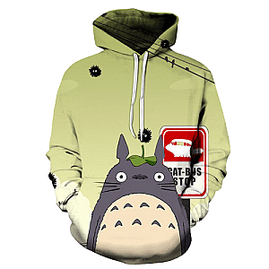 Adorable Totoro 3D Anime Hoodie