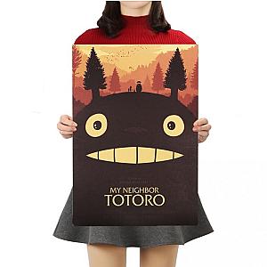 My Neighbor Totoro Kraft Paper Vintage Poster