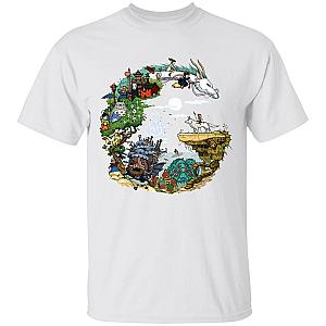 Studio Ghibli Dreamy Sky & Nature T-Shirt