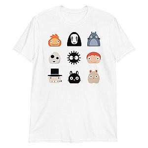 Studio Ghibli Multiple Characters Logo T-Shirt