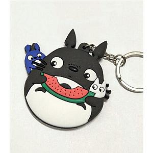 Totoro Eat Watermelon Keychain