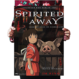 Japanese Anime Movie Spirited Away Poster