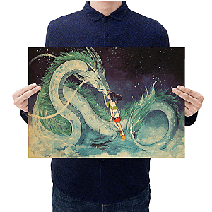 Beautiful Spirited Away Poster Kraft