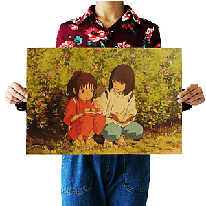 Spirited Away Famous Retro Poster