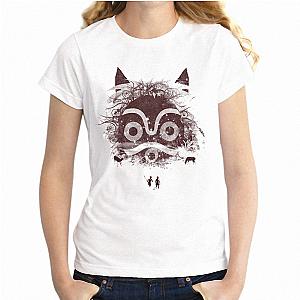 Princess Mononoke Mask T-shirt Raglan