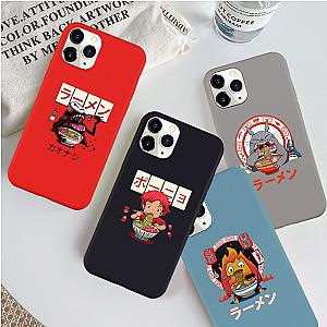 Studio Ghibli Noodles Cat Phone Case