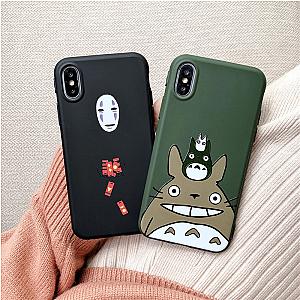 Studio Ghibli Cartoon Happy Totoro Phone Case