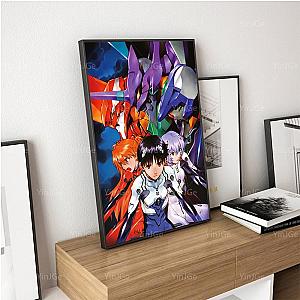 New 3D Evangelion Team Poster Wall Art EVA Merch