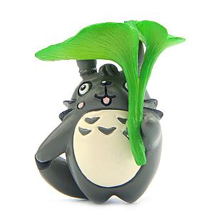 4cm Take Green Leaf Totoro Figure Toys PVC