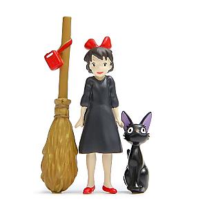 Figures Toy Kiki &amp; JiJi Cat Magic Broom