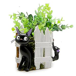 1pcs Studio Ghibli Kiki Cat Flower