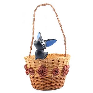 Studio Ghibli Jiji Cat Basket Toys