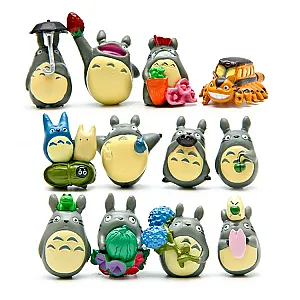 12Pcs/Set Anime My Neighbor Totoro Action Figure Toy