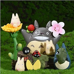 Ghibli Totoro Mini Statue Cute Decoration Figure Toys
