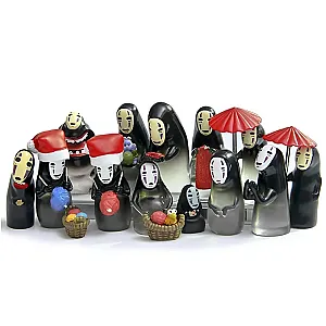 15 Styles Miyazaki Hayao Studio Ghibli No Face Cute Spirited Away Action Figure Toy