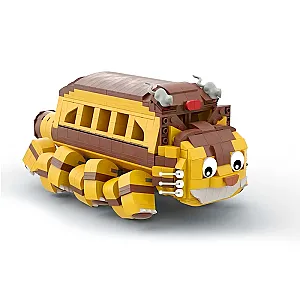 My Neighbor Totoro CatBus Cat Animes Character Animals Cars Brick Toys