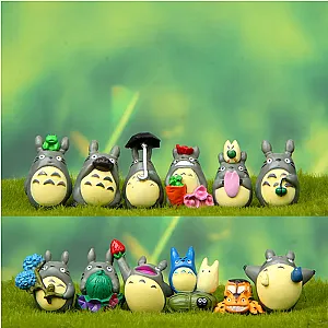 12pcs/Set Studio Ghibli Totoro Mini Action Figures Toys