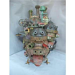 Ghibli Hayao Miyazaki Howl Moving Castle Land Version DIY Handcraft Paper Model